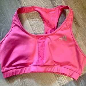 Adidas Women's Vibrant Pink Sports Bra